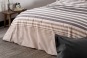 housse de couette STRIPE ficelle - TRADILINGE