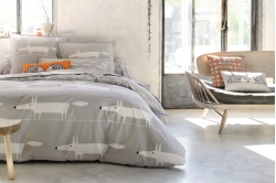 linge de lit MR FOX GRIS - SCION LIVING