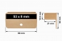 dimensions embout LATFIX 1026 - monolatte 53 x 8