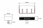 embout CADRALAT 0012 - monolatte 53 x 8 mono-tenon