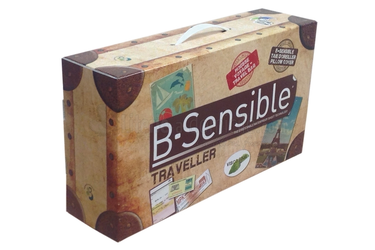 Oreiller de voyage à mémoire de forme TRAVELLER 46x32 par B. Sensible