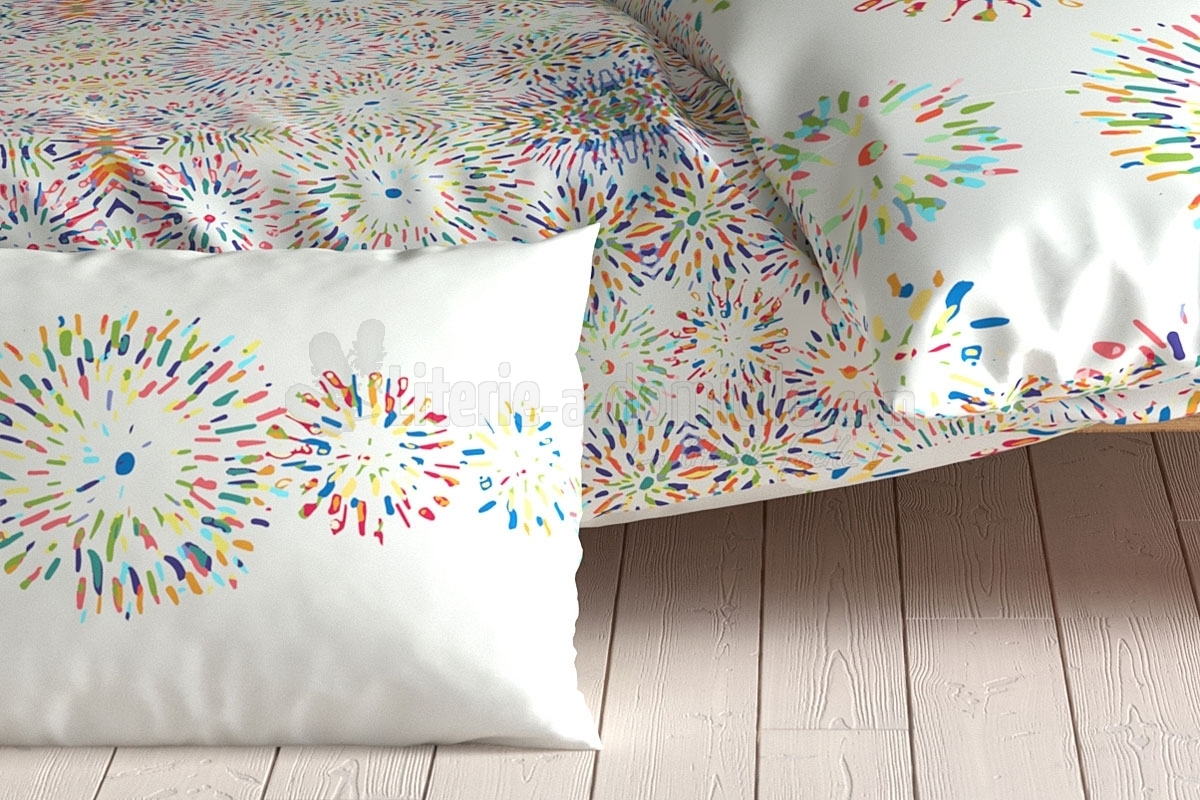 Parure de lit FIREWORKS - Inspiration par Anne de Solène