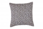 coussin MARGUERITES anthracite - BLANC DES VOSGES