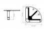 roulette DESIGN 100 - plan platine de montage