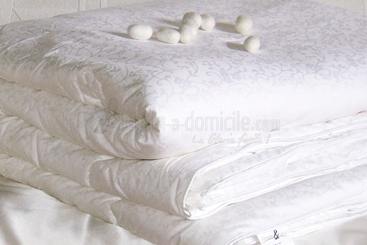 Couettes en soie naturelle 4 saisons - 180+320 gr/m²