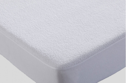 Protège-matelas imperméable éponge microfibre - blanc