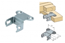 platine inférieure horizontale MULTIFLEX à visser