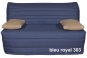 banquette BZ ATLANTIC - tissu BLEU ROYAL 303