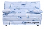 banquette BZ ATLANTIC - tissu VENT DU LARGE 805