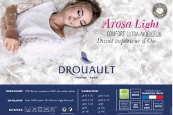 Oreiller AROSA LIGHT  ultra-moelleux - DROUAULT