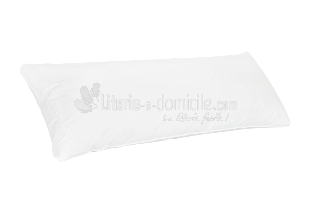 Traversin pupitre latex - 160 cm, traversin latex, confort ferme, housse  100% coton