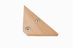 MASSE D'ANGLE bois triangulaire M8 - bi-position