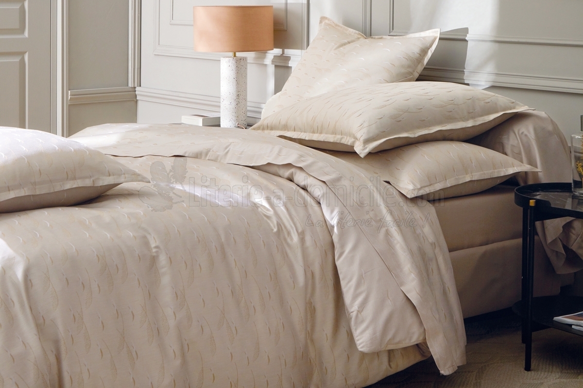Linge de lit RIZIERE chanvre de BLANC DES VOSGES Linge de lit RIZIERE chanvre de BLANC DES VOSGES
