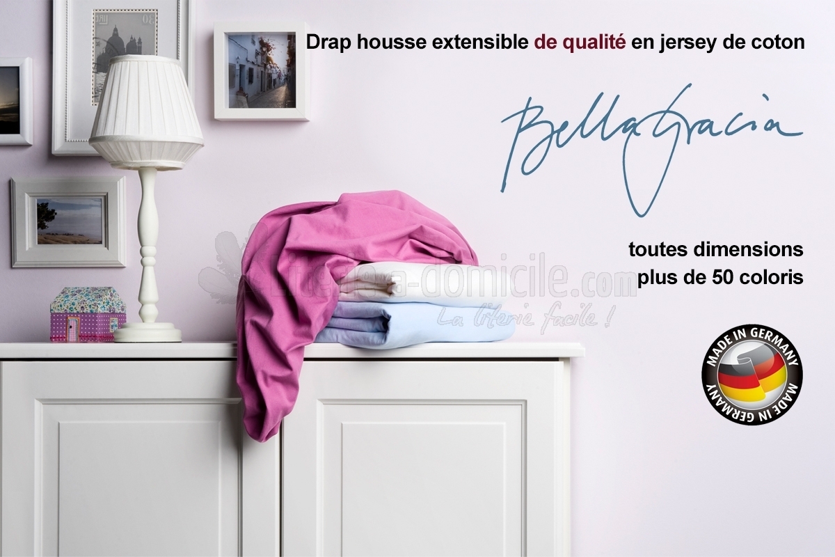 Drap housse jersey extensible BELLA GRACIA - FORMESSE