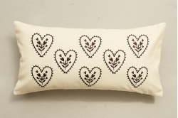 housse de coussin BONHEUR mascarpone  (fin de série)