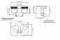 embout GAVIOTA-TI long 1221 - bi-lattes 38 x 8