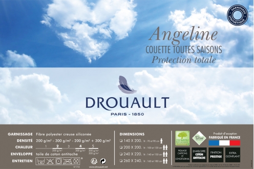 couette ANGELINE Protect Total 200+300 - 4 saisons v.1 (fin de s&eacute;rie)