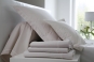 drap housse COTON PERCALE UNIE - bonnet 35 cm - BLANC DES VOSGES (lin)