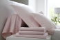 drap housse COTON PERCALE UNIE - bonnet 35 cm - BLANC DES VOSGES (pétale)