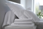 drap housse COTON PERCALE UNIE - bonnet 35 cm - BLANC DES VOSGES (blanc)