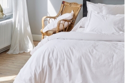 Linge de lit GRAINS DE FOLIE blanc - SYLVIE THIRIEZ