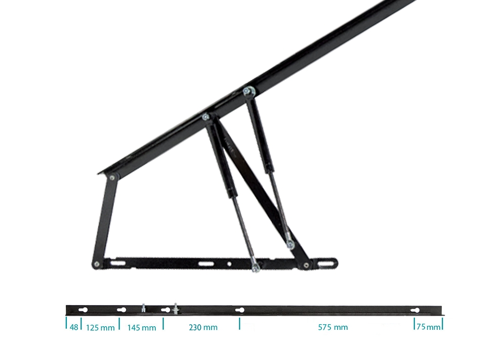 Articulation 120 cm pour sommier coffre, bivérins