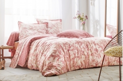 Linge de lit BROCELIANDE FRAMBOISE - SANDERSON