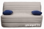 banquette BZ ATLANTIC - tissu GRIS SOURIS 510