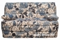 banquette BZ ATLANTIC - tissu JUNGLE BLEUE 850