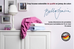 drap housse jersey BELLA GRACIA pour surmatelas