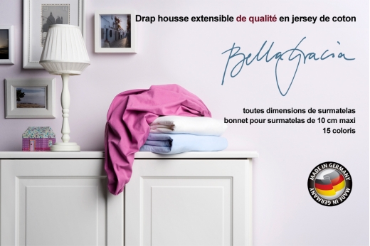 draps housse BELLA GRACIA pour surmatelas