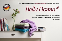 drap housse jersey BELLA DONNA pour surmatelas