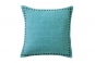 coussin carré FARNIENTE céladon recto - BLANC DES VOSGES