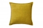 coussin carré FARNIENTE pistache recto - BLANC DES VOSGES