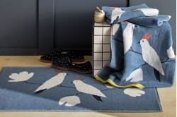 Tapis de bain PERRUCHES DENIM - SCION LIVING