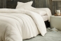 Linge de lit gaze de coton COSY craie - BLANC DES VOSGES