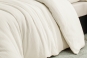 Housse de couette gaze de coton COSY craie - BLANC DES VOSGES