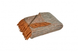 plaid DIANA brume - BLANC DES VOSGES