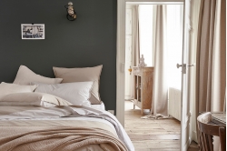 Linge de lit RENDEZ-VOUS GRIS/LIN - ESSIX