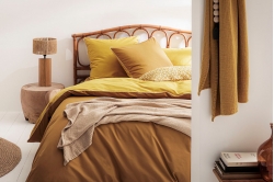 Linge de lit BONS JOURS SAVANE / CURRY - ESSIX