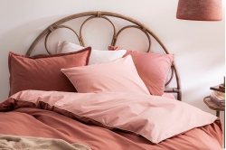 Linge de lit BONS JOURS TERRACOTTA / POUDRE - ESSIX