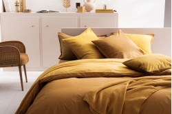 Linge de lit BONS JOURS ETINCELLES SAVANE / CURRY - ESSIX