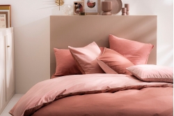 Linge de lit BONS JOURS ETINCELLES TERRACOTTA - POUDRE -...