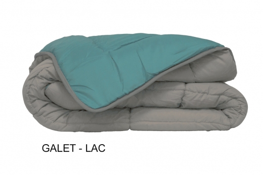 couette CALGARY COCOON bicolore 200 gr/m² coloris Galet-Lac