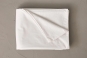 Housse de couette PERCALE LAVÉE blanc saline - SYLVIE THIRIEZ