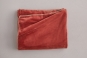 plaid BIEN AU CHAUD 150 x 175 coloris ROSE SANTAL - SYLVIE THIRIEZ