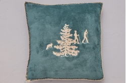 Coussin polaire 45x45 cm CACHE-CACHE - SYLVIE THIRIEZ