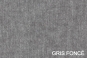 linge de lit flanelle REVERSIBLE coloris gris foncé - SOGNOBLU