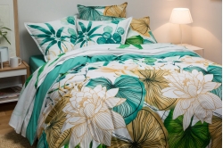 Linge de lit NYMPHEA - BLANC DES PRÈS
