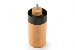 Pied de lit LE PIEGE vernis clair et bague noire - BUGSAFE